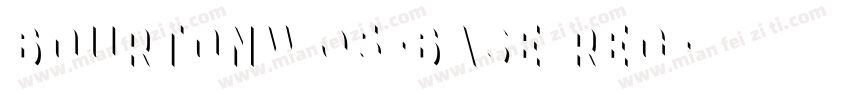 BourtonW05-Base Reg字体转换